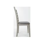 Sarasota Springs Collection Ladder Back Dining Chair With Upholstered Seat - Image 3