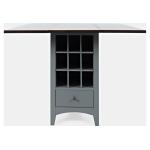 Asbury Park Storage Counter Dropleaf Grey - Image 4