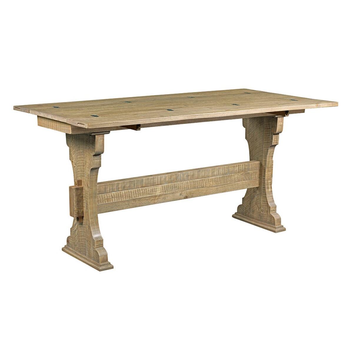 Hidden Treasures Trestle Flip Top Table Hidden Treasures Trestle Flip Top Table - Image 1