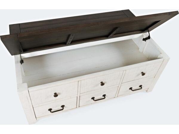 Madison County Lift Lid Cocktail Table-Vintage Cocktail & Coffee Tables Jofran
