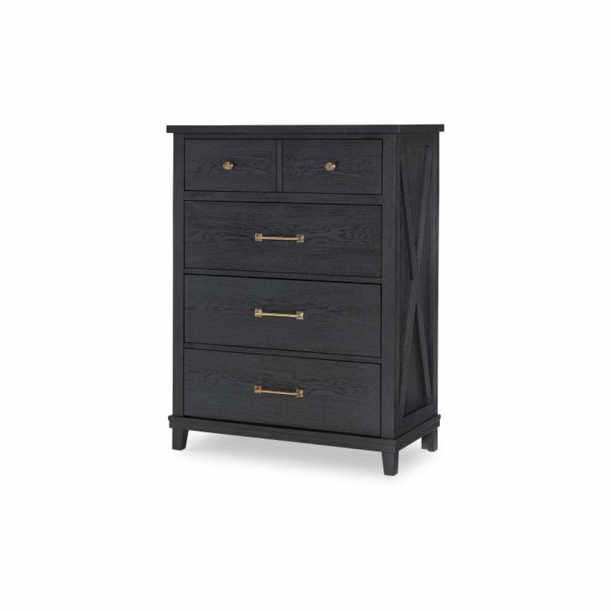Flatiron 4 Drawer Chest in Black Flatiron 4 Drawer Chest in Black - Image 1