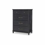 Flatiron 4 Drawer Chest in Black