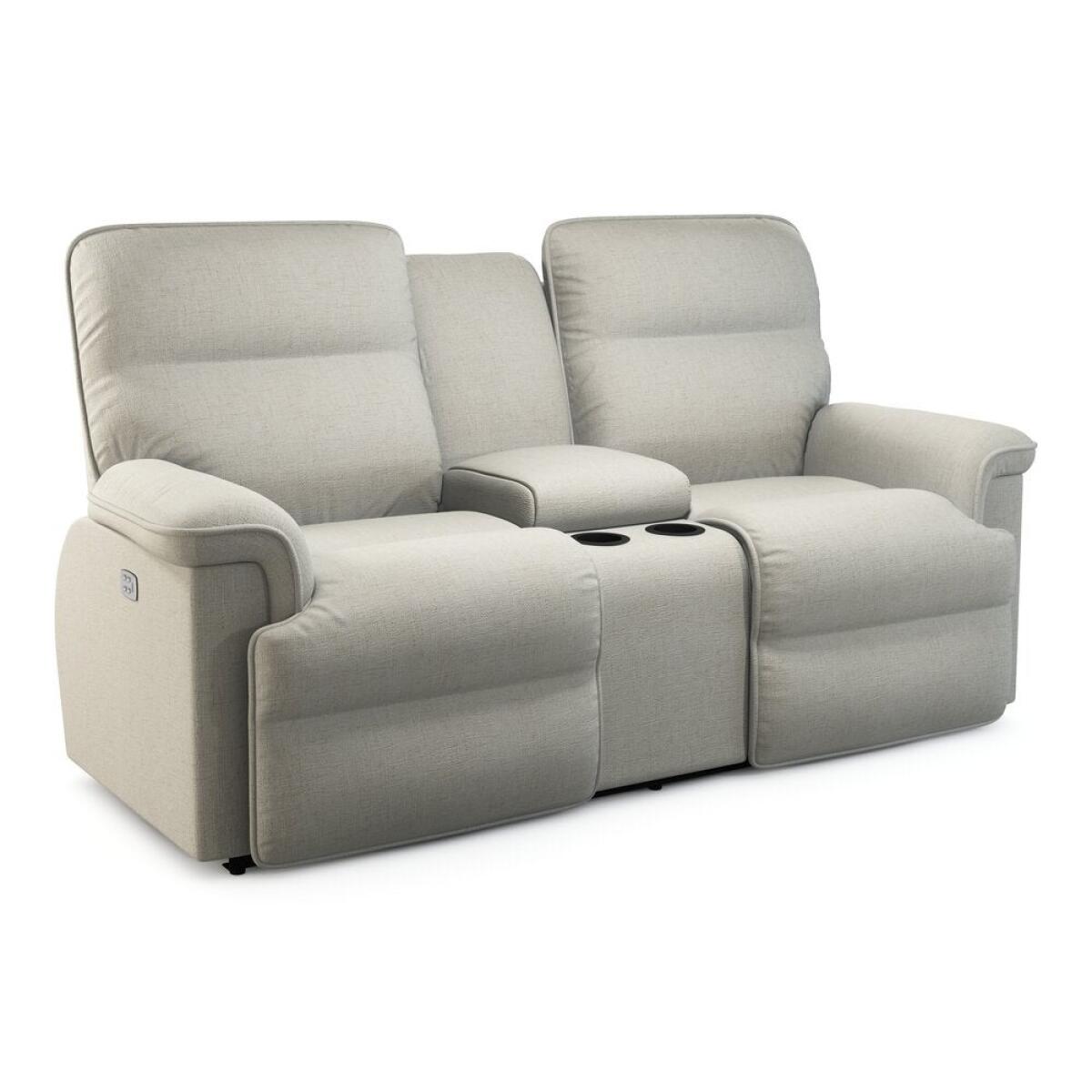 Jay Power Reclining Loveseat w/ Headrest & Console Jay Power Reclining Loveseat w/ Headrest & Console - Image 1