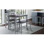 Asbury Park 4 Piece Counter Height Dining Set Grey