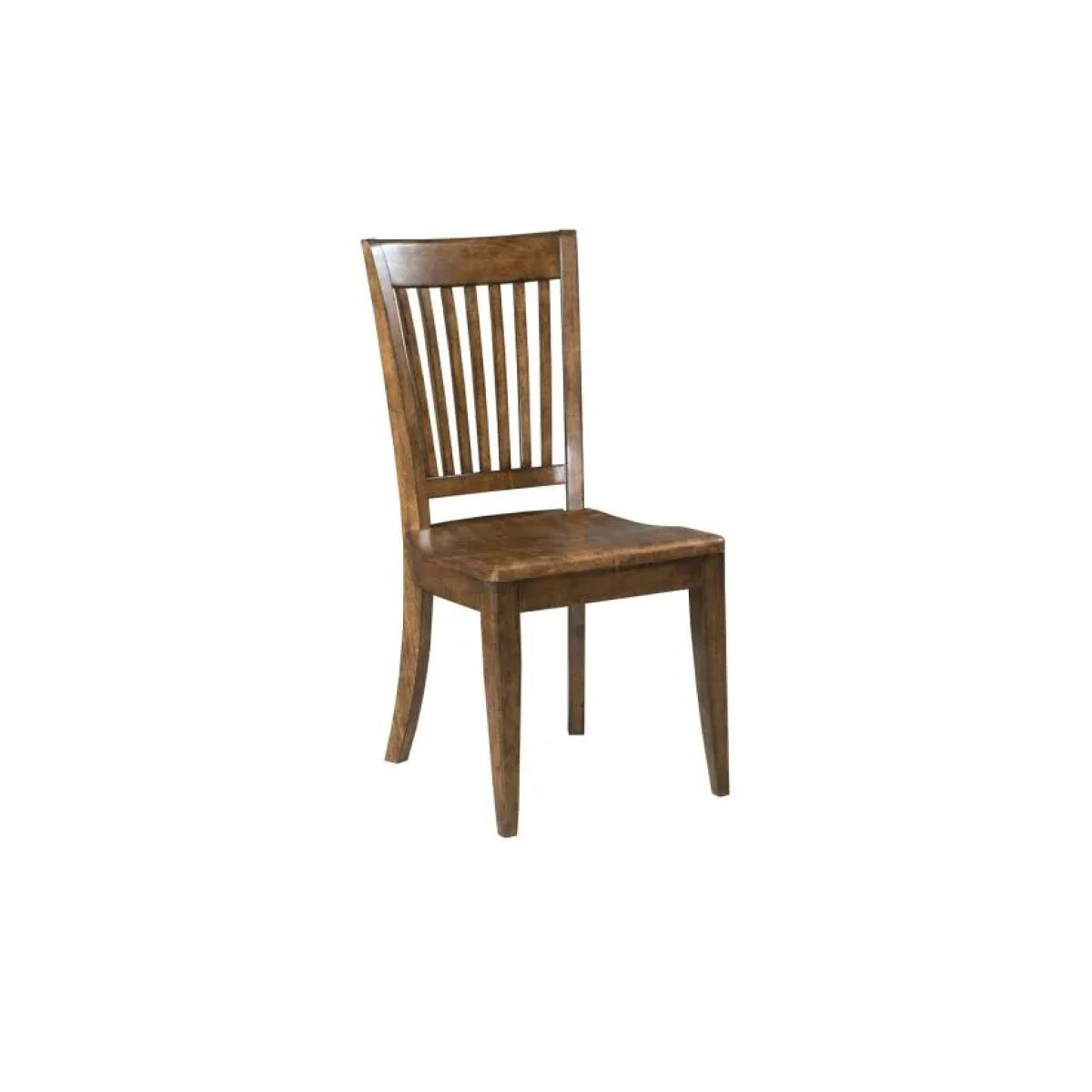 The Nook – Hewned Maple Collection Wood Seat Side Chair The Nook - Hewned Maple Collection Wood Seat Side Chair - Image 1