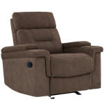 Diesel-Cobra Brown Manual Glider Recliner - Image 2