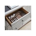 Belhaven Modern Farmhouse Credenza With Marble Top - Image 5