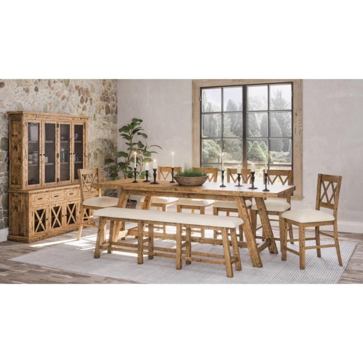 Telluride Collection 8-Piece Counter Height Table And Chair Set Telluride Collection 8-Piece Counter Height Table And Chair Set - Image 1