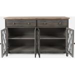 Aurora Hills Grey 4-Door Accent Chest - Image 3