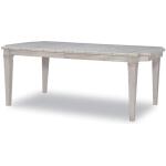 Belhaven Modern Farmhouse Rectangular Leg Table With Leaves