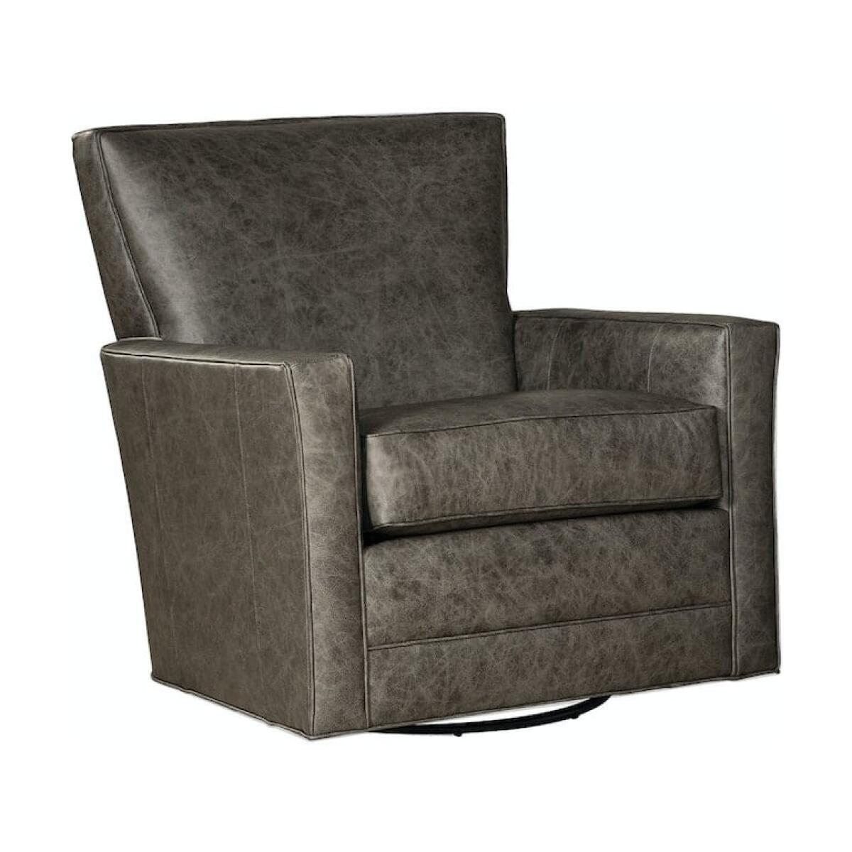 CM Leather Swivel Chair L055710BDSC CM Leather Swivel Glider Chair L055610BDSG - Image 1