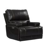 Whitman-Verona Coffee Leather Power Recliner