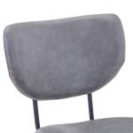Owen Upholstered Counter Stool- Grey - Image 2