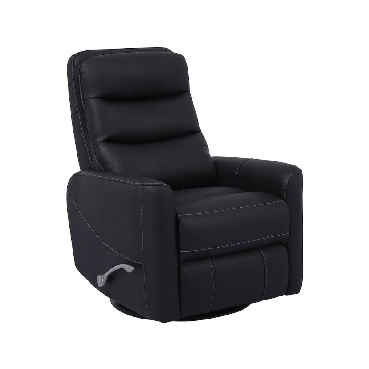 Hercules – Black Manual Swivel Glider Recliner Hercules - Black Manual Swivel Glider Recliner - Image 1