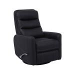Hercules - Black Manual Swivel Glider Recliner