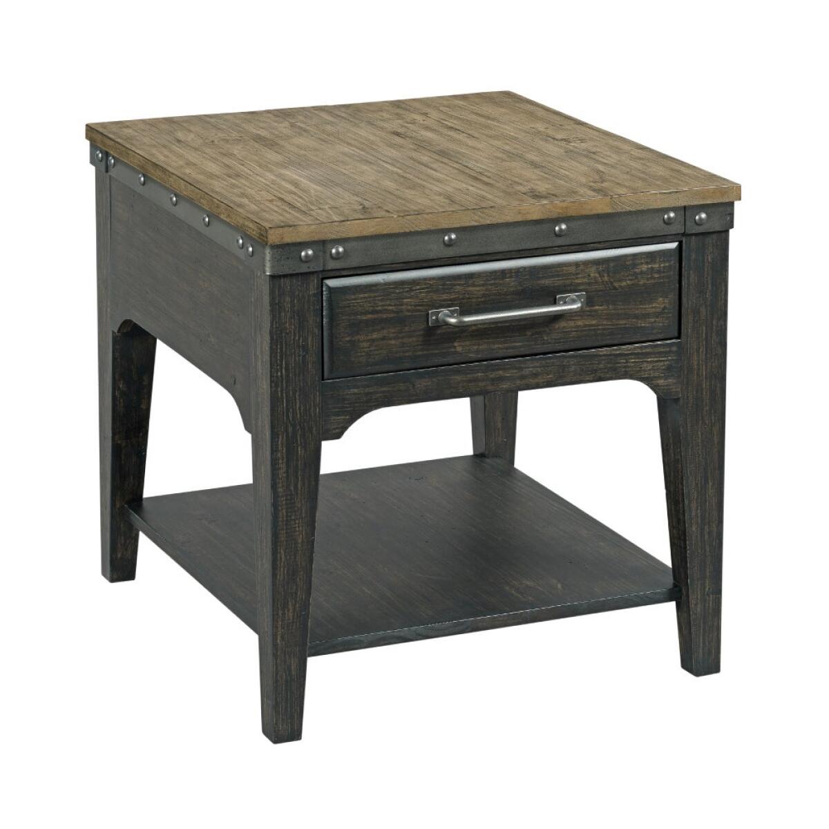 Plank Road Artisans Rectangular Drawer End Table Plank Road Artisans Rectangular Drawer End Table - Image 1