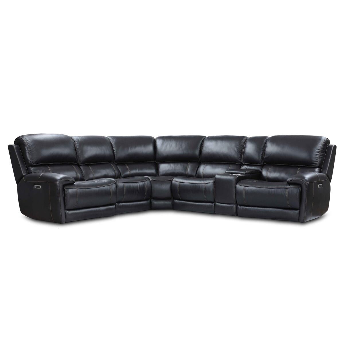 Empire – Verona Blackberry Power 6 Piece Reclining Sectional Empire - Verona Blackberry Power 6 Piece Reclining Sectional - Image 1