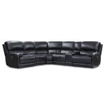 Empire - Verona Blackberry Power 6 Piece Reclining Sectional