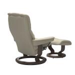 Stressless® Mayfair (S) Classic Base Recliner with Ottoman - Image 4