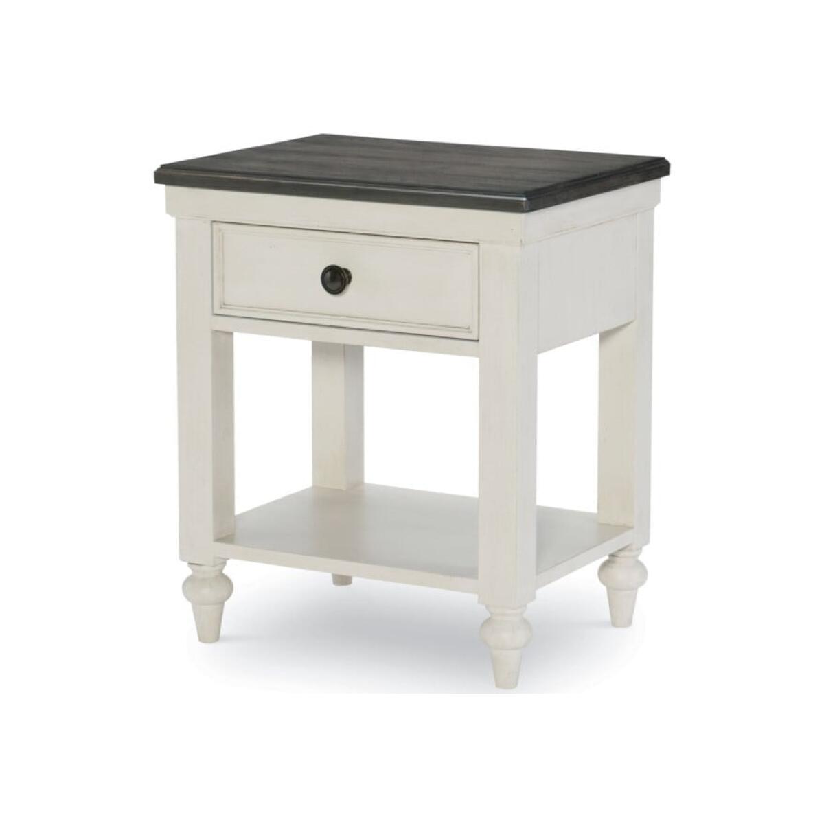 1-Drawer Nightstand With Usb Charging Port And Motion Activated Led Light 1-Drawer Nightstand With Usb Charging Port And Motion Activated Led Light - Image 1