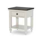 1-Drawer Nightstand With Usb Charging Port And Motion Activated Led Light