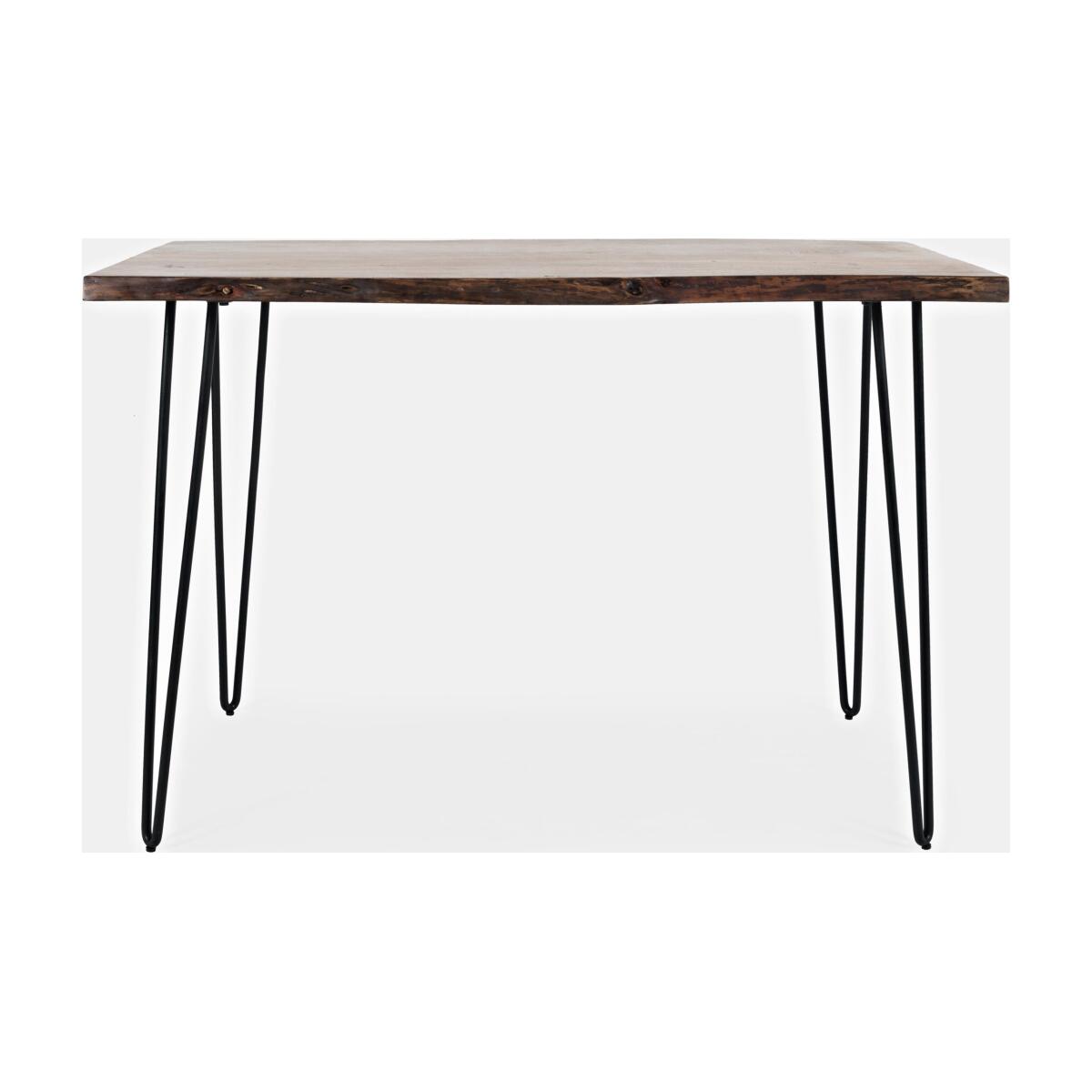 nature’s edge live edge counter height table 52″ nature's edge live edge counter height table 52" - Image 1