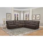 Spartacus Chocolate 6 Piece Sectional