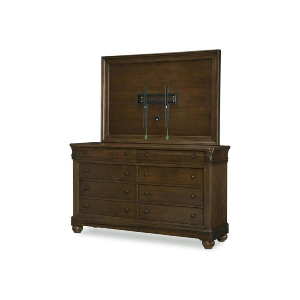 Traditional Dresser And Tv Frame Set Traditional Dresser And Tv Frame Set - Image 1