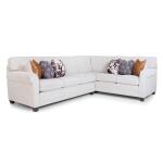 Semi-attached Back Sectional
