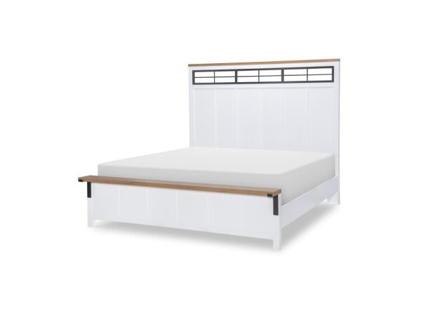 Franklin Complete Two Tone Panel Bed Queen Beds Legacy Classic Furniture
