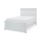 Canterbury Full Pannel Bed in White