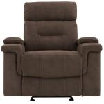 Diesel-Cobra Brown Manual Glider Recliner