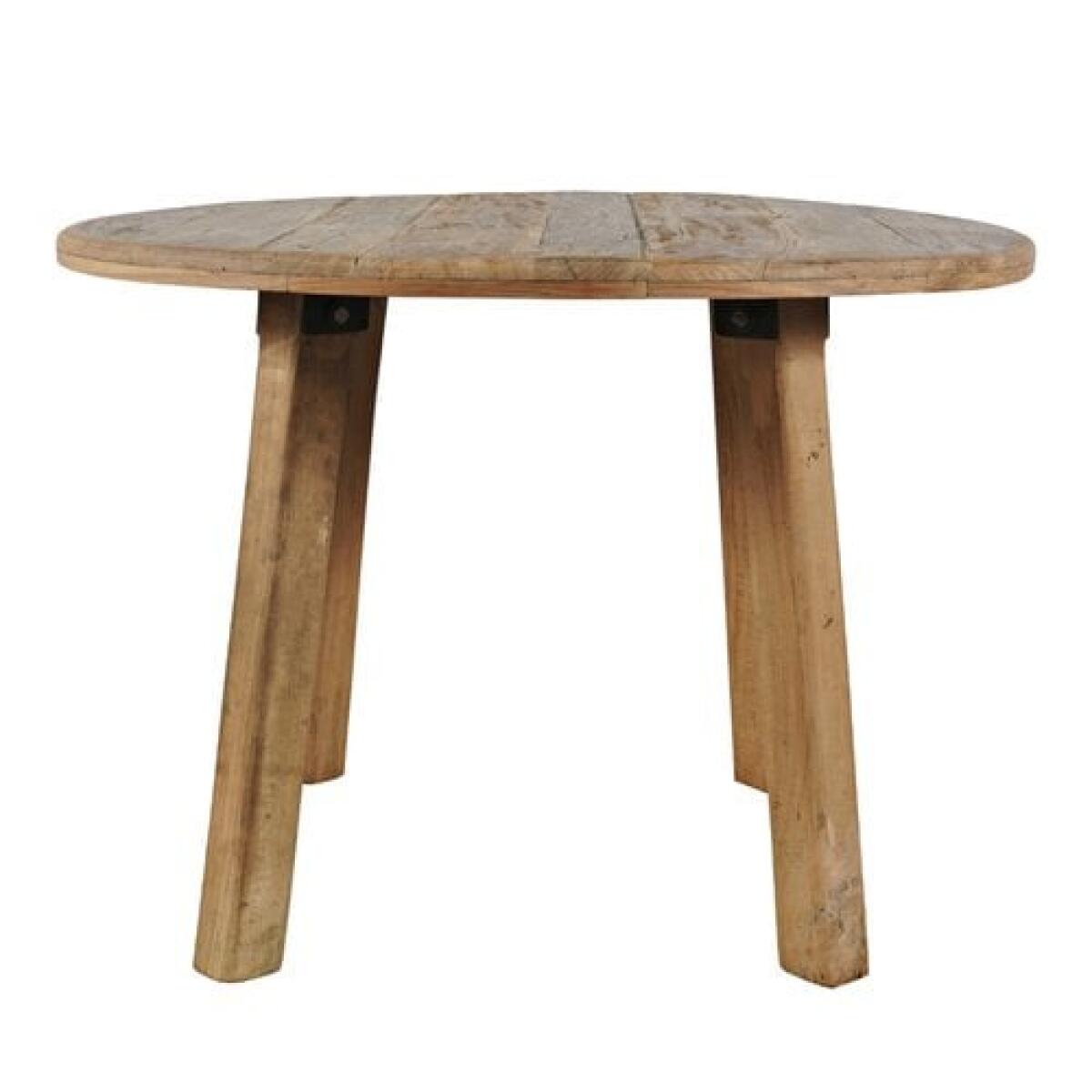 Reclamation Salvaged Wood Round Dining Table Reclamation Salvaged Wood Round Dining Table - Image 1