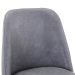 Maddox Upholstered Counter Stool- Grey - Image 2
