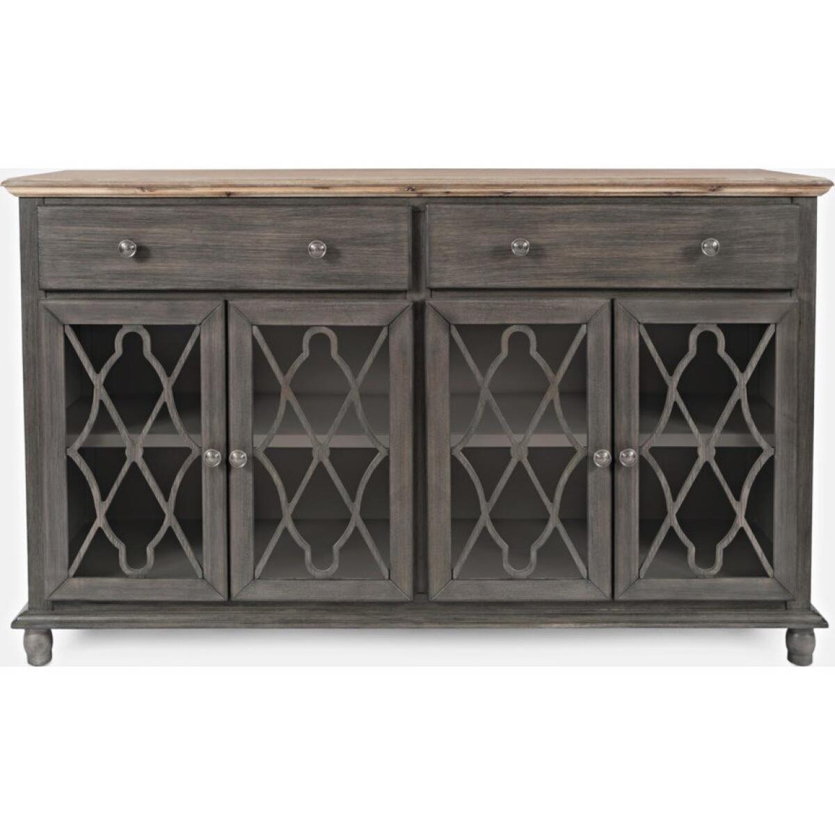 Aurora Hills Grey 4-Door Accent Chest Aurora Hills Grey 4-Door Accent Chest - Image 1