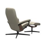 Stressless® Consul (L) Cross Base Recliner with Ottoman - Image 4