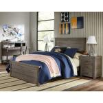 Full Louvered Bed in Aged Barnwood - Image 2