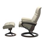 Stressless® Sunrise (L) Signature Base Recliner with Ottoman - Image 2