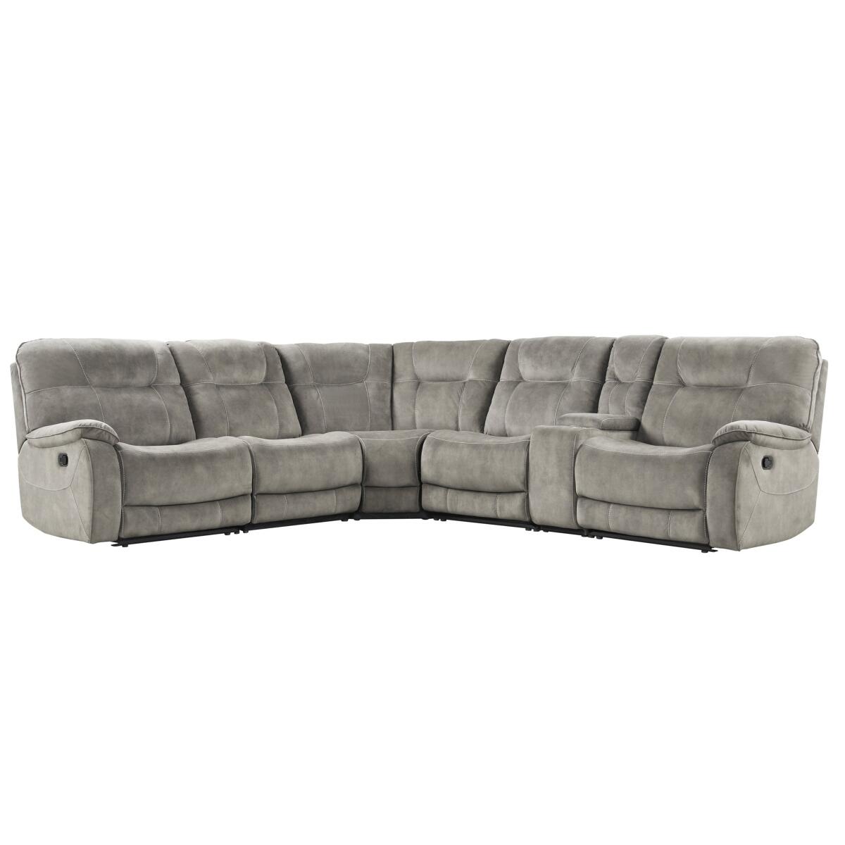 Cooper Shadow Natural 6 Piece Reclining Sectional Cooper Shadow Natural 6 Piece Reclining Sectional - Image 1