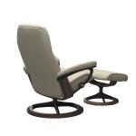 Stressless® Consul (M) Signature Base Recliner with Ottoman - Image 4