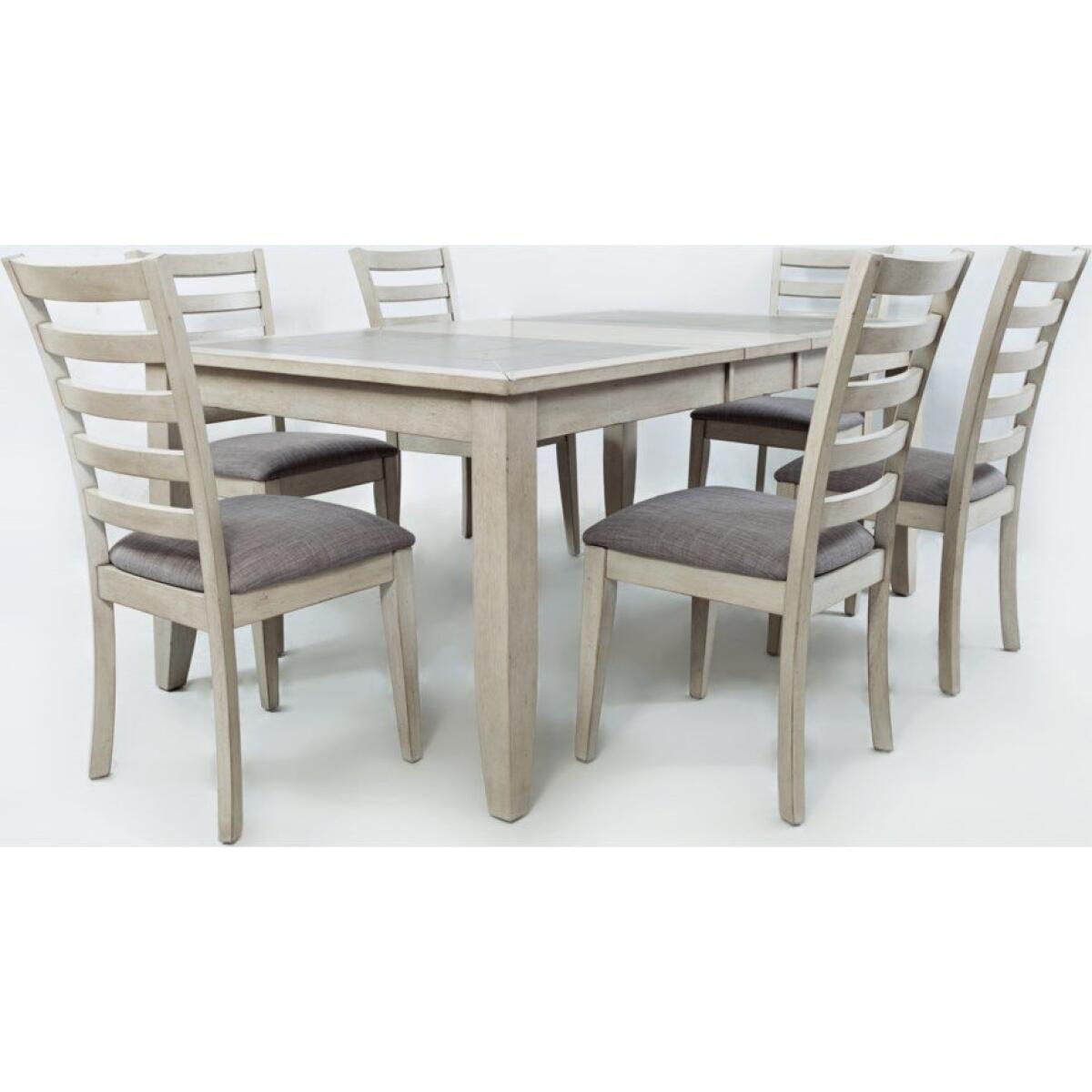 Sarasota Springs Collection Tiled Extension Dining Table and Chair Set Sarasota Springs Collection Tiled Extension Dining Table and Chair Set - Image 1