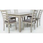 Sarasota Springs Collection Tiled Extension Dining Table and Chair Set