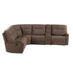 Cooper Shadow Brown 6 Piece Reclining Sectional - Image 3