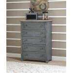 Cone Mills Drawer Chest in Distressed Denim - Image 3