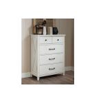 Flatiron 4 Drawer Chest in White - Image 2