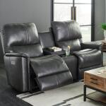 Turner Power Wall Reclining Loveseat w/ Console Headrest & Lumbar - Image 2