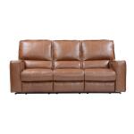 Rockford Verona Saddle Power Triple Reclining Sofa