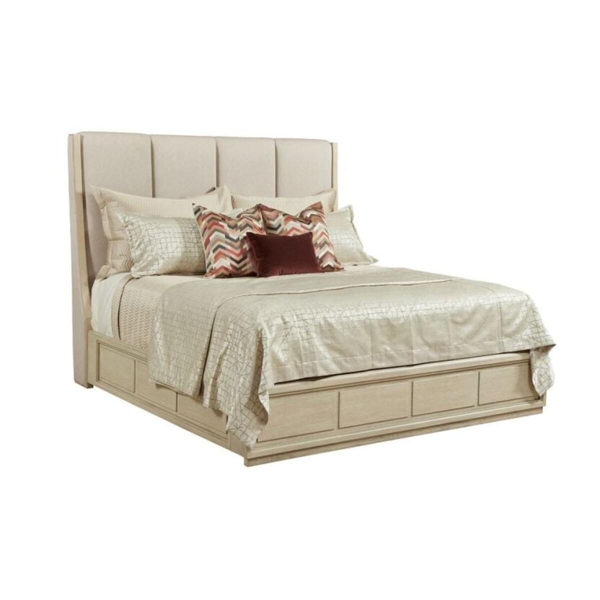 Lenox Siena Cal King Upholstered Bed – Complete Lenox Siena Cal King Upholstered Bed - Complete - Image 1