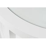 Urban Icon Round Castered Cocktail Table White - Image 2