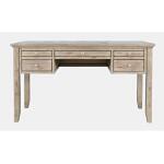 Rustic Shores - Grey Power Desk With 5 Drawers